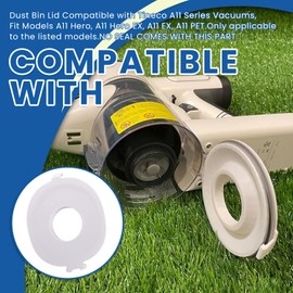 Ciuouient 1Pcs Dust Bin Lid (Plastic) Compatible with Tineco A11 Series Vacuums, Fit Models A11 Hero, A11 Hero EX, A11 EX, A11 PET (NOT Include Seal)