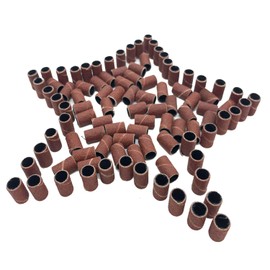 ELEBOX 100 PCS Professional Sanding Bands Nail Manicure #180 GRIT FILE SAND PIECE SET