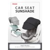 Manito Sun Shade Extender/Auxiliary Canopy for Car Seat (Black)