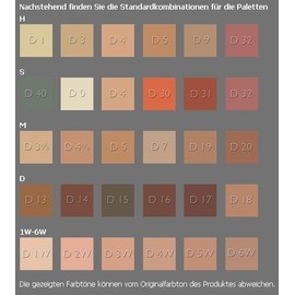 Kryolan Dermacolor Camouflage Palette 6 Colours Assorted Colours S