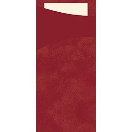 Duni Napkin Bag Cutlery Bag Sacchetto Bordeaux 190 x 85 mm Pack of 100