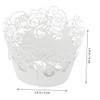 MAGICLULU 25pcs Hollow Out Cupcake Wrappers Elegant Lace Paper Baking