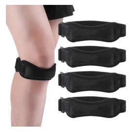 4pz Rodilleras Deportiva Compresión Ajustable De Gym Fitness                                                                                          
