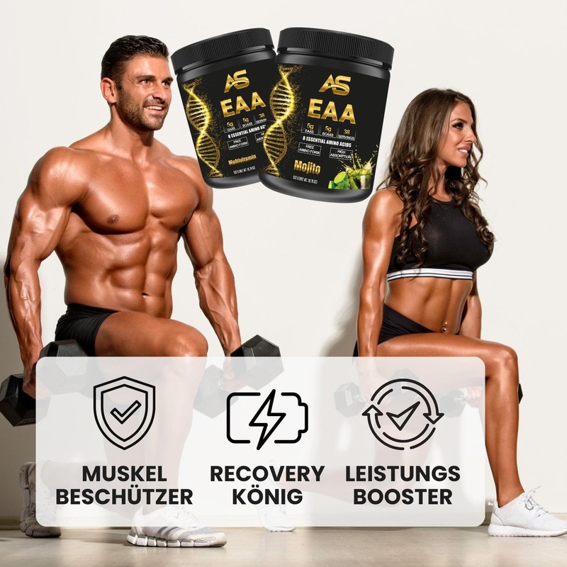 American Supps® PREMIUM EAA - essentielle Aminosäuren - EAA Pulver