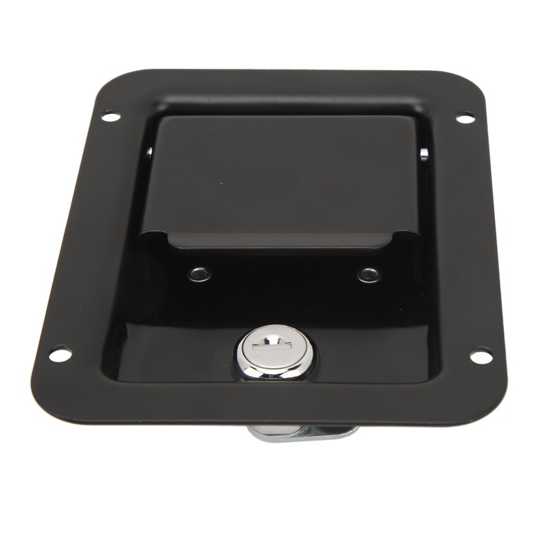 Tool Box Handle Latch with 2 Keys Flush Mount Steel