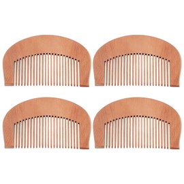 FREEBLOSS Pack of 4 Macrame Fringe Combs Macrame Brush for Tassels Macrame Accessories Macrame Cord Comb for Weaving Cotton Rope Open Knot Comb for Macrame Craft Set for Adults