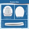 iFealClear Round Toilet Seat Compatible with Kohler, American Standard, TOTO,