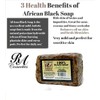 RA Cosmetics 100 Black Soap, Lemon Grass, 5 oz