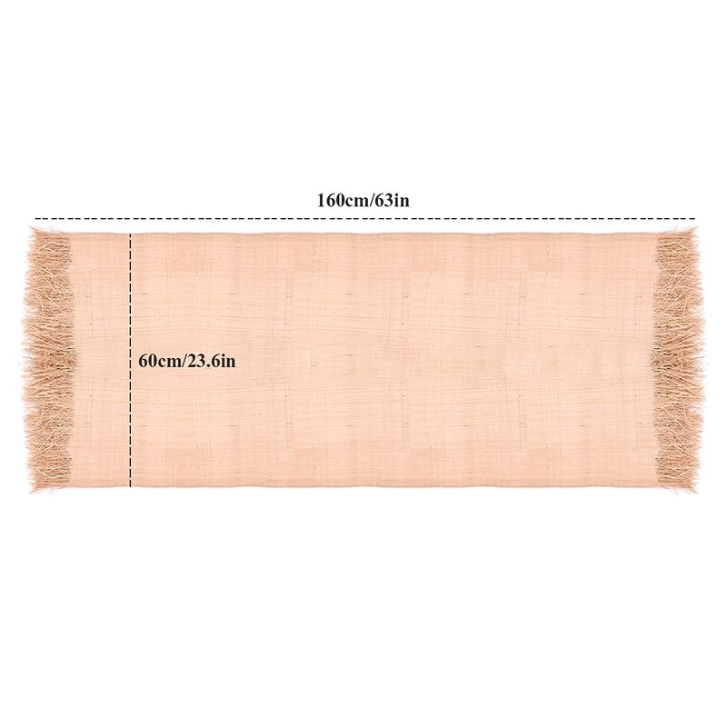Namvo Natural Raffia Cloth Weave Matting Mat 60 * 160cm