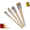 Operitacx 4pcs Round Head Paint Brush Set Large for Fence