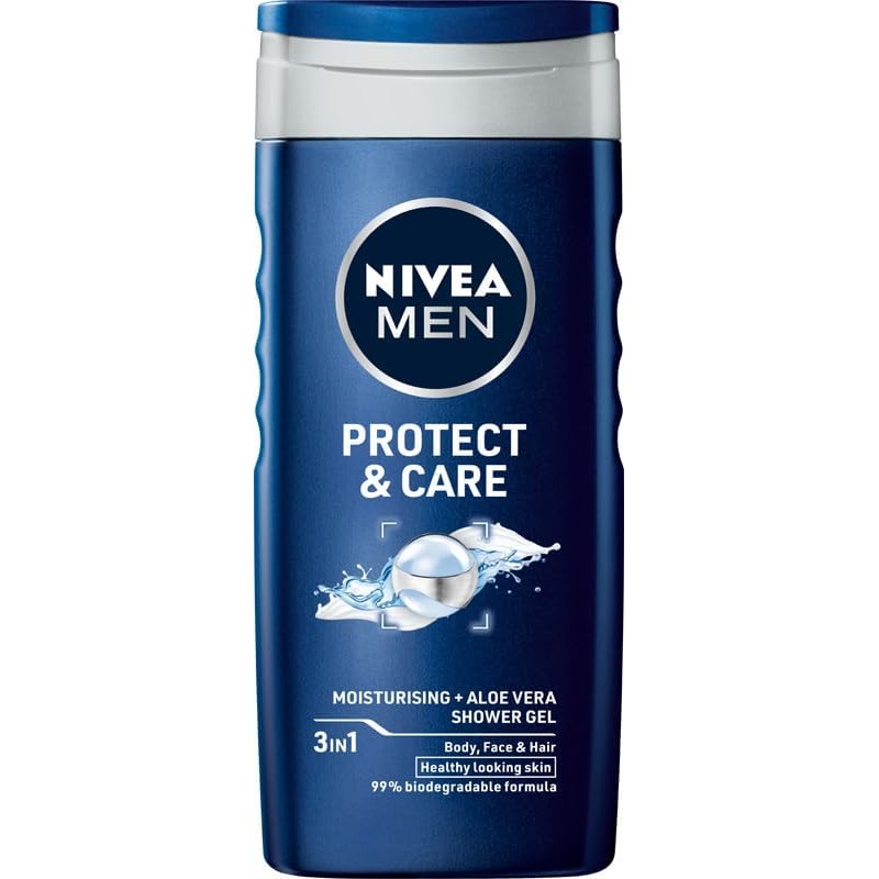 NIVEA MEN Protect & Care Nourishing Shower Gel for Men