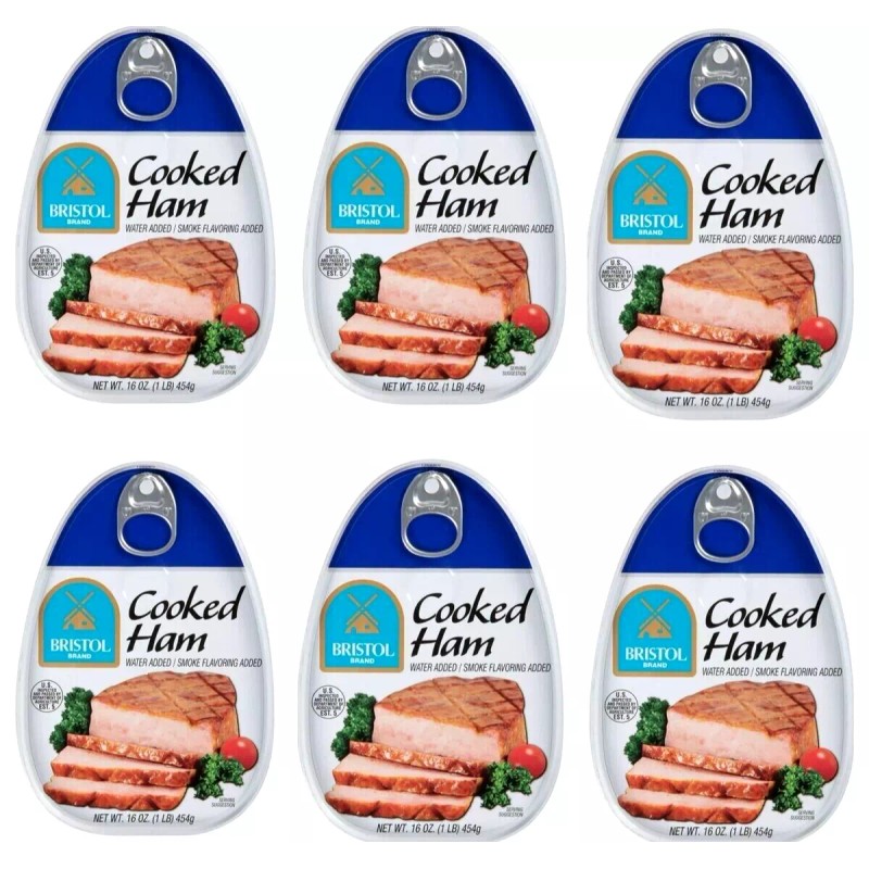 Bristol Smoke Flavor Cooked Ham 16 oz ( Pack of