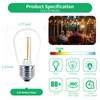 Meconard 48 Pack S14 LED String Light Bulbs, 1 Watt