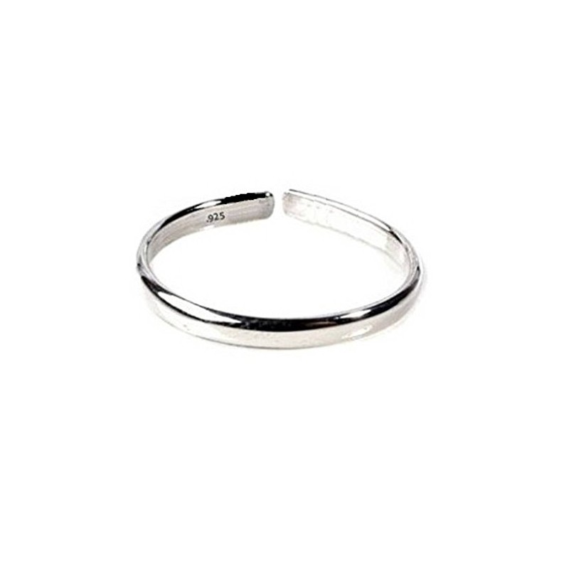 925 Sterling Silver ADJUSTABLE Band Ring LARGE(W)
