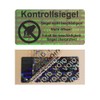 Hologram VOID Security Labels "Check Seal with Logo" on Roll