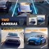Dash Cam Front and Rear Camera, WiFi Dash Camera for