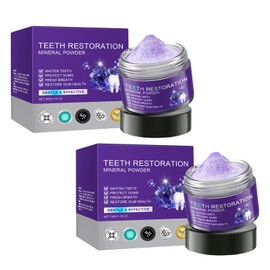 VARKAGE Oyikey Tooth Repair, Tooth Repair Oyikey, Dental Repair Mineral Powder, Oyikey Dental Restoration Mineral Powder, Mineral Teeth Powder, Teeth Whitening Powder, Strengthen Teeth (2 Pieces)