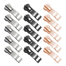 Heavy Duty Zipper Repair Kit - 15pcs Size 5 Zip Replacement Pulls, Detachable Zipper Puller for Backpack, Clothes, Luggage & DIY Art Craft