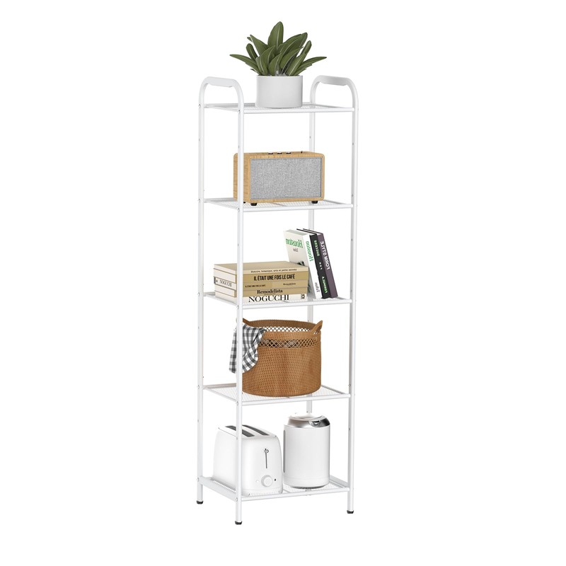 MAX Houser Storage Rack with Shelf,Industrial Style Extendable Plant Stand,