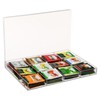 Weysat Acrylic Tea Bag Holder Storage 12 Compartments Grids with