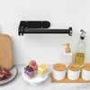 theaoo Under Cabinet Paper Towel Holder for Kitchen, Easy One-Handed