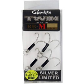 Gamakatsu Treble Hook Rose Twin RB-M Silver Limited