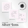 Silver Cloud Satin Heatless Curler Set Infused with Silver Ions