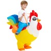 Chicken Costume Kids, Inflatable Costumes for Kids/Boy/Girls, Blow up Rooster