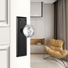ToPToToo Glass Dummy Door Knobs Interior, Single-Side Crystal Dummy Door