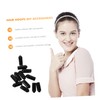 WOONEKY Headwear Supply 100pcs Rubber End Caps for Hair Band