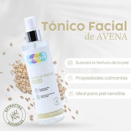 Vemare Cosmetics Tónico Facial De Avena Calmante Y Suavizante 250ml