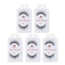 Cherry Blossom 3D Eyelashes (5 Pack of Silk 908)
