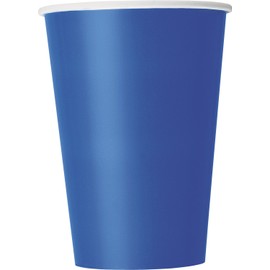 12oz Royal Blue Paper Cups, 10ct