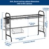 MOUKABAL Dish Drying Rack - Stainless Steel Over The Sink