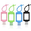 JRINYE 4 Pack Travel Size Bottles with Silicone Keychain Empty
