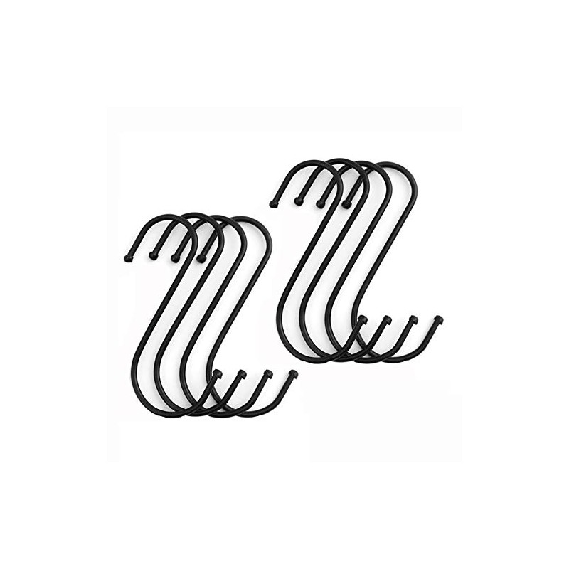 Meiyea 10pcs in Pack S Shaped Hooks Hanging Hooks Hangers