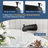 HoliSpa Tub Shower Faucet, Matte Black Shower Faucet Set with