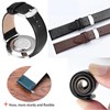 Panda Bobo Leather Watch Strap 12mm, Plain Leather Pattern, Traditional