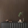 VaryPaper 15.7''x315'' Dark Brown Wood Stripes Peel and Stick Wallpaper