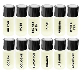 Car Air Freshener Refill Liquid Set of 12 x 10 ML - Smart Car Air Freshener Refill - Car Fragrance Refill - Car Diffuser Refill (Mixed)