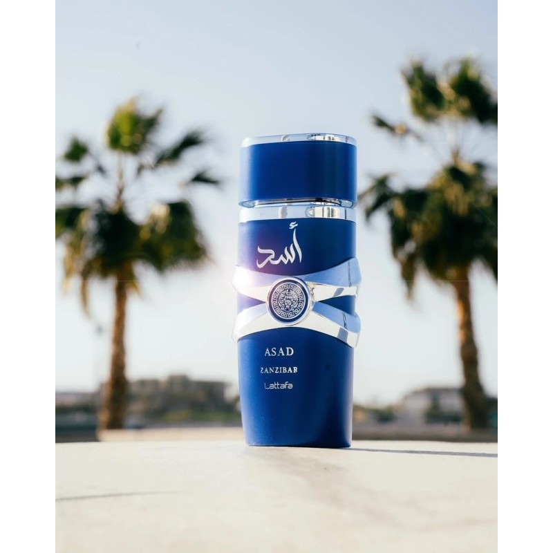 Lattafa Asad Zanzibar Perfume By Lattafa Eau De Parfum 3.4