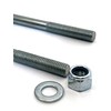 U Bolt Round M8 Thread 55mm Inner Width x 200mm