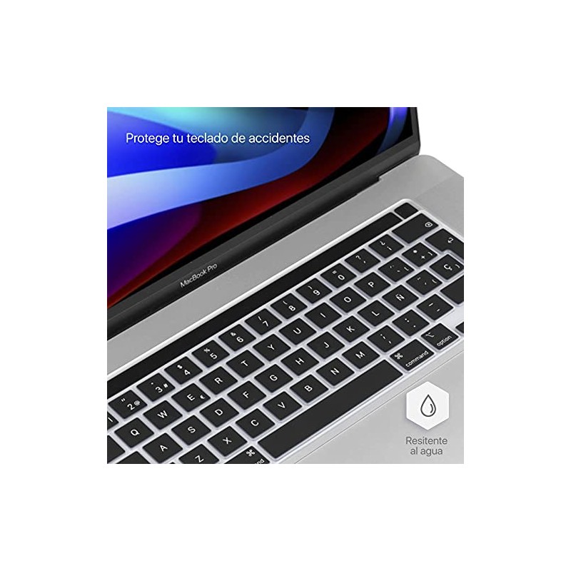 Lenfech Cubre Teclado en espaol - Protector de Teclado Compatible
