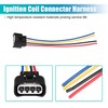 uxcell 4pcs Ignition Coil Connector for Scion TC L4 2.4L