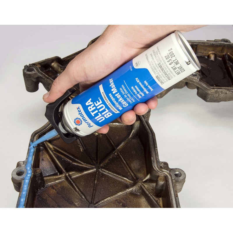 Permatex 85519 Sensor-Safe Ultra Blue RTV Silicone Gasket Maker, 9.5
