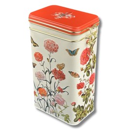 Maria Sibylla Merian Coffee Canister, Tea Canister -Fridolin Edition, Embossed and Elaborately Varnished Dimensions: (W x H x D) Approx. 11 x 19.5 x 7.4 cm Volume Approx. 1.5 L