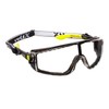 voltX 'QUAD' 4 in 1 CLEAR Lens Safety Glasses, with