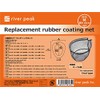 river peak Replacement Rubber Coated Net, Oval (Medium)