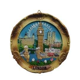 Plates 6180 10 cm London City Panorama Souvenir