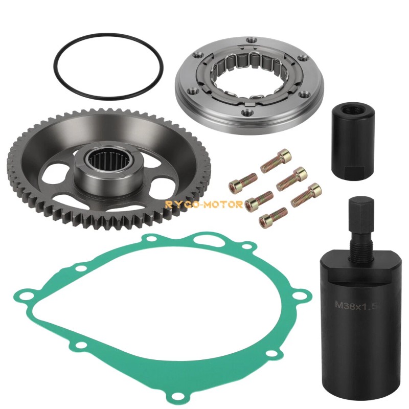 M MATI Starter Clutch Gear Gasket Kit Flywheel Puller For